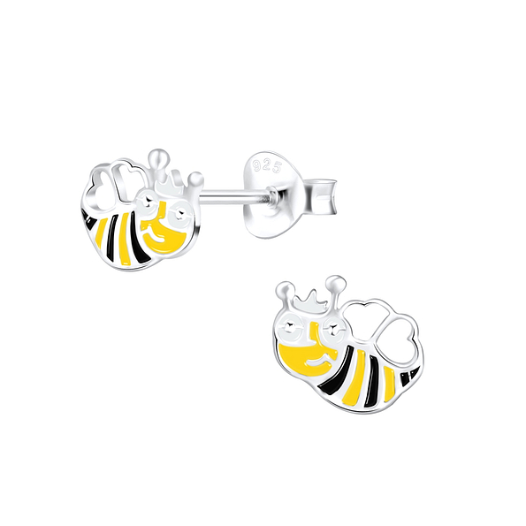 Wholesale Sterling Silver Bee Ear Studs - JD1232