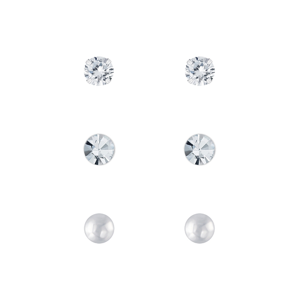 Wholesale Sterling Silver Ear Studs Starter Set - JD7695