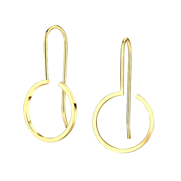 Wholesale Sterling Silver Circle Earrings - JD5357