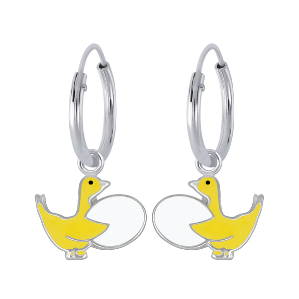 Wholesale Sterling Silver Goose Ear Hoops - JD1853