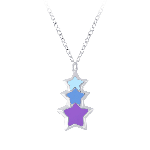 Wholesale Sterling Silver Star Necklace - JD7210