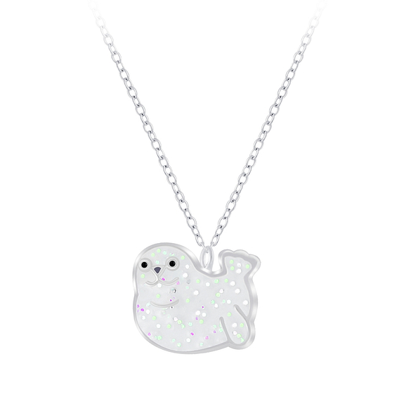 Wholesale Sterling Silver Seal Necklace - JD7309
