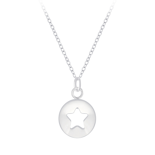 Wholesale Sterling Silver Star Necklace - JD5732