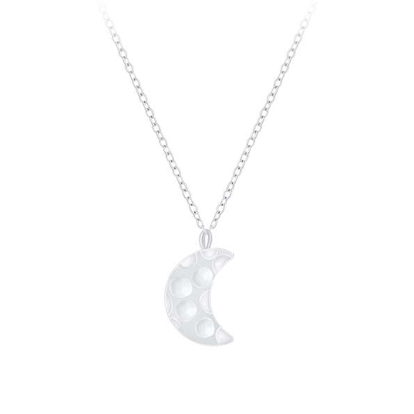 Wholesale Sterling Silver Moon Necklace - JD7906