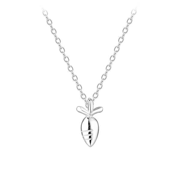 Wholesale Sterling Silver Carrot Necklace - JD8376