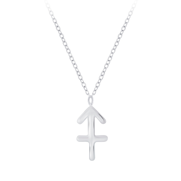 Wholesale Sterling Silver Sagittarius Zodiac Sign Necklace - JD7044