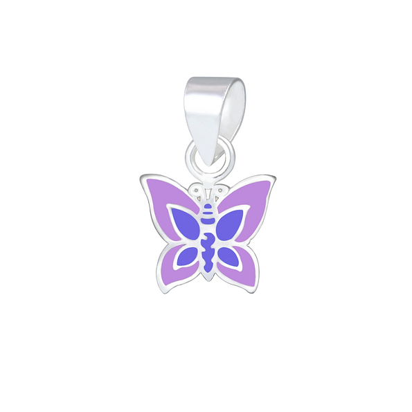 Wholesale Sterling Silver Butterfly Pendant - JD1893