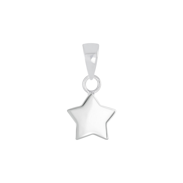 Wholesale Sterling Silver Star Pendant - JD7159