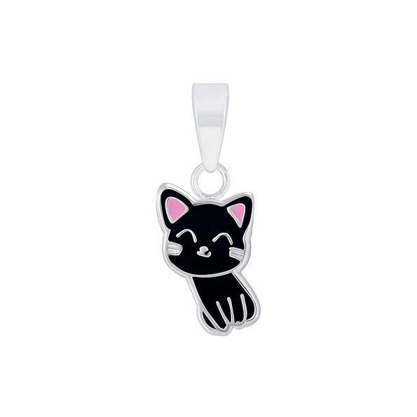 Wholesale Sterling Silver Cat Pendant - JD2010