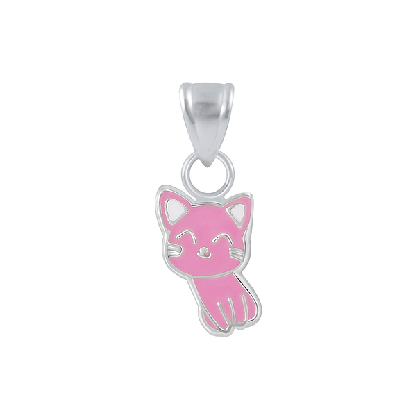 Wholesale Sterling Silver Cat Pendant - JD2011