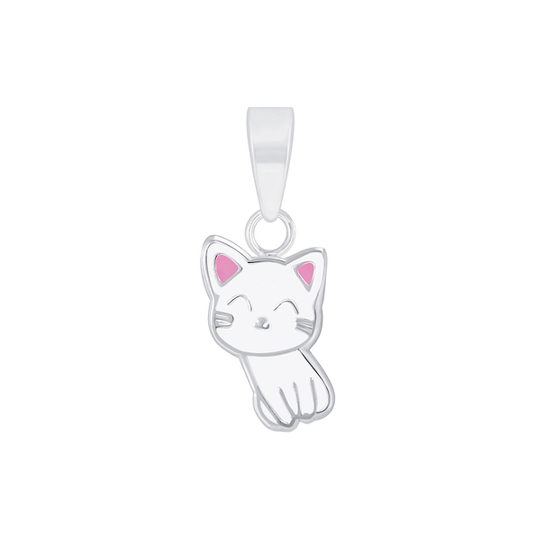 Wholesale Sterling Silver Cat Pendant - JD2013