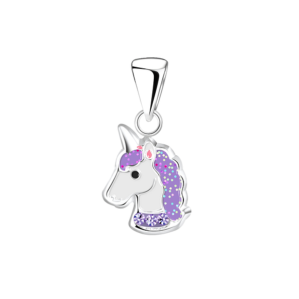 Wholesale Sterling Silver Unicorn Pendant - JD5239