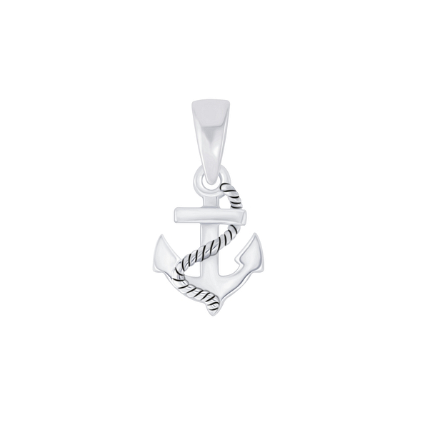 Wholesale Sterling Silver Anchor Pendant - JD6379