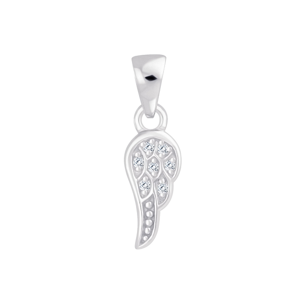 Wholesale Sterling Silver Wing Pendant - JD4532