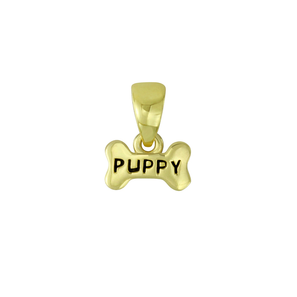 Wholesale Sterling Silver Puppy Pendant - JD5401