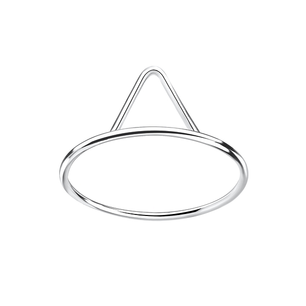 Wholesale Sterling Silver Geometric Ring - JD1678