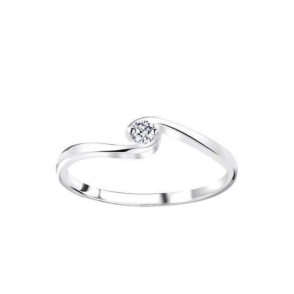 Wholesale Sterling Silver Cubic Zirconia Ring - JD5373