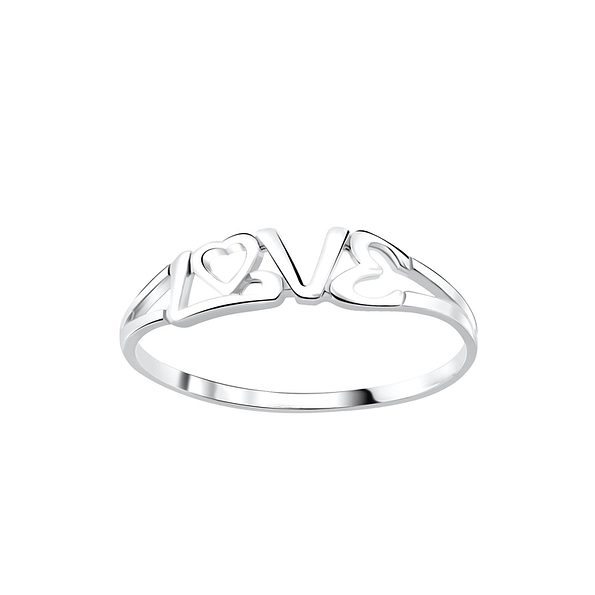 Wholesale Sterling Silver Love Ring - JD4582