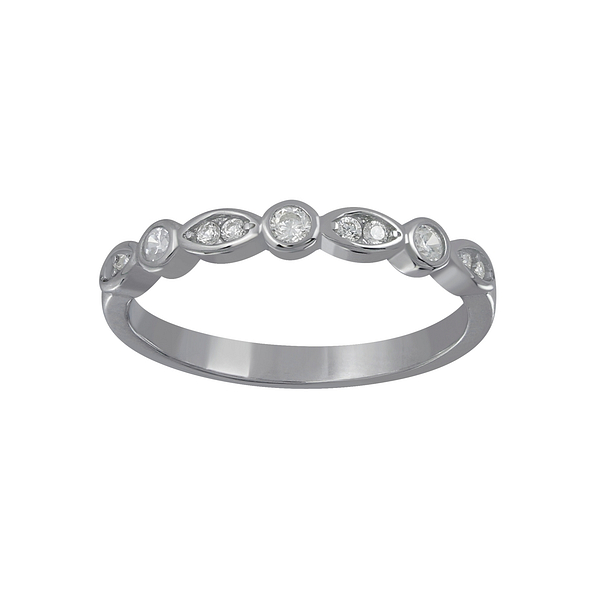 Wholesale Sterling Silver Eternity Ring - JD3723 Wholesale Sterling Silver Eternity Ring - JD3723