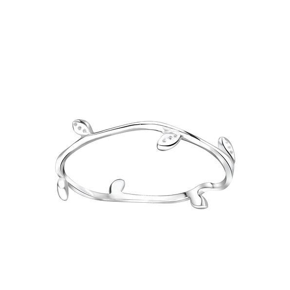Wholesale Sterling Silver Branch Ring - JD7147