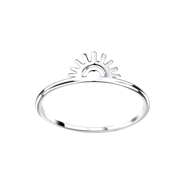 Wholesale Sterling Silver Sun Ring - JD8348