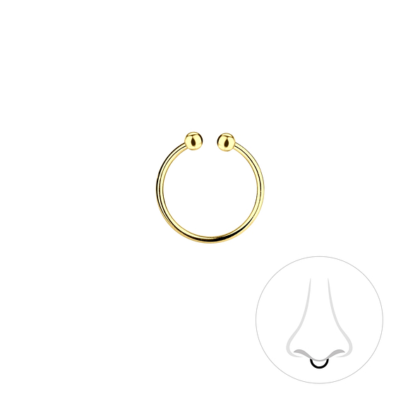 Wholesale 10mm Sterling Silver Septum Clip - JD7467