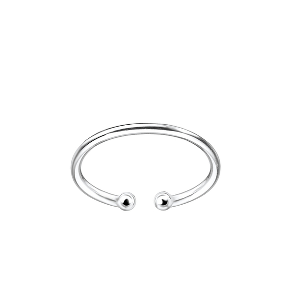 Wholesale Sterling Silver Ball Toe Ring - JD7301