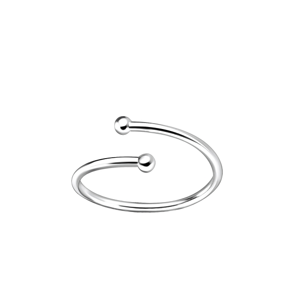 Wholesale Sterling Silver Ball Toe Ring - JD7300