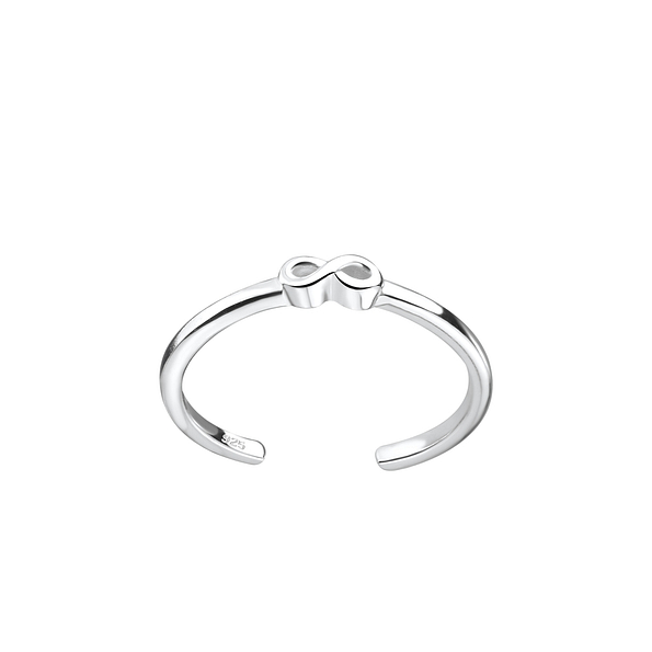 Wholesale Sterling Silver Infinity Toe Ring - JD8126