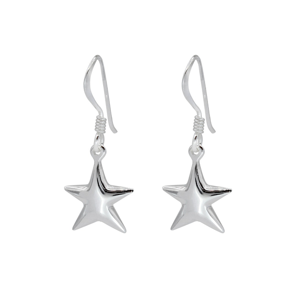 Wholesale Sterling Silver Star Earrings - JD1406