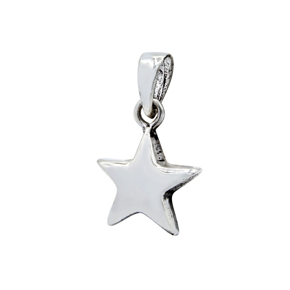 Wholesale Sterling Silver Star Pendant - JD1294