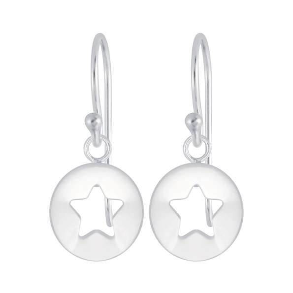 Wholesale Sterling Silver Star Earrings - JD4766