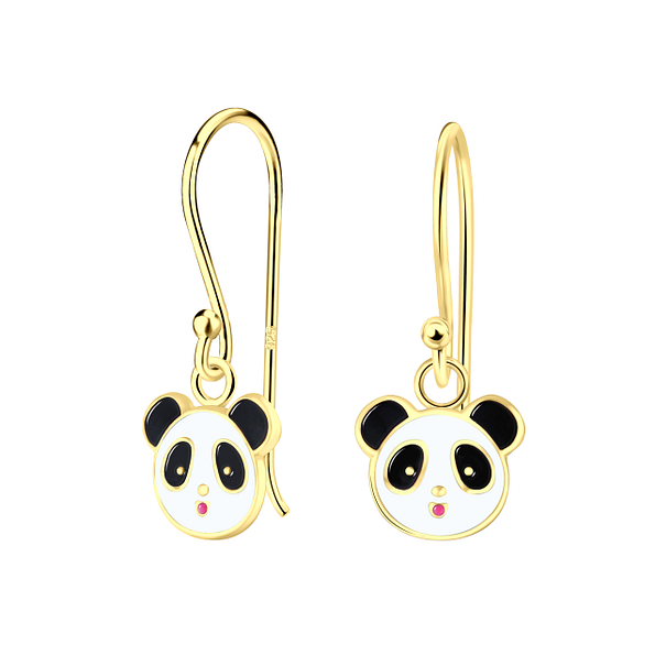 Wholesale Sterling Silver Panda Earrings - JD2766
