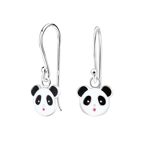Wholesale Sterling Silver Panda Earrings - JD1831 Wholesale Sterling Silver Panda Earrings - JD1831