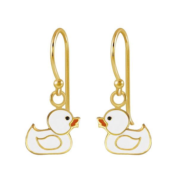 Wholesale Sterling Silver Duck Earrings - JD2724