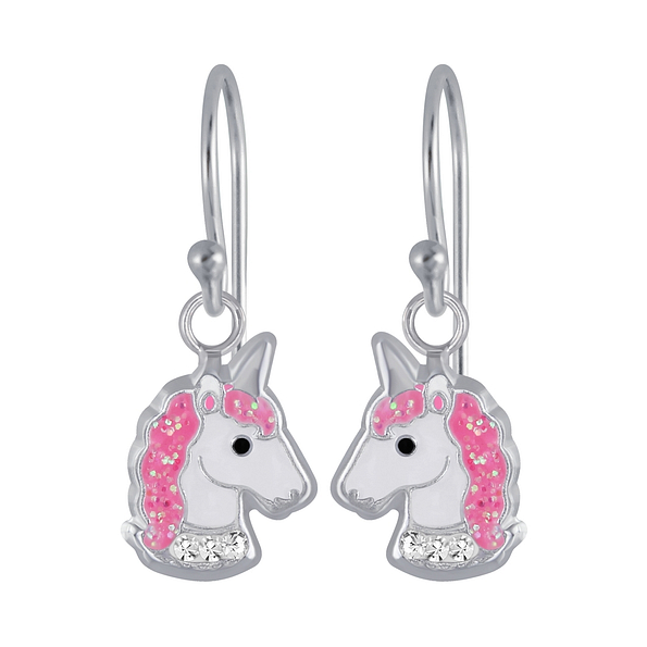 Wholesale Sterling Silver Unicorn Earrings - JD2945