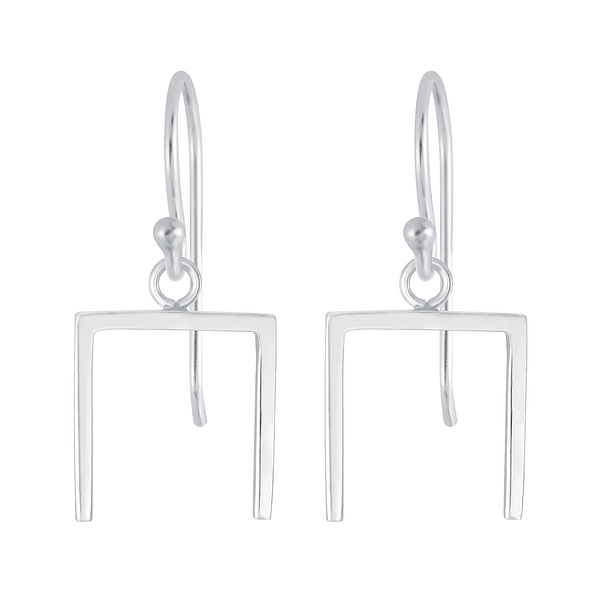 Wholesale Sterling Silver Geometric Earrings - JD4734