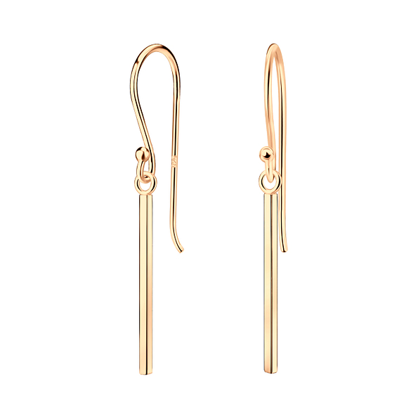 Wholesale Sterling Silver Bar Earrings - JD5198