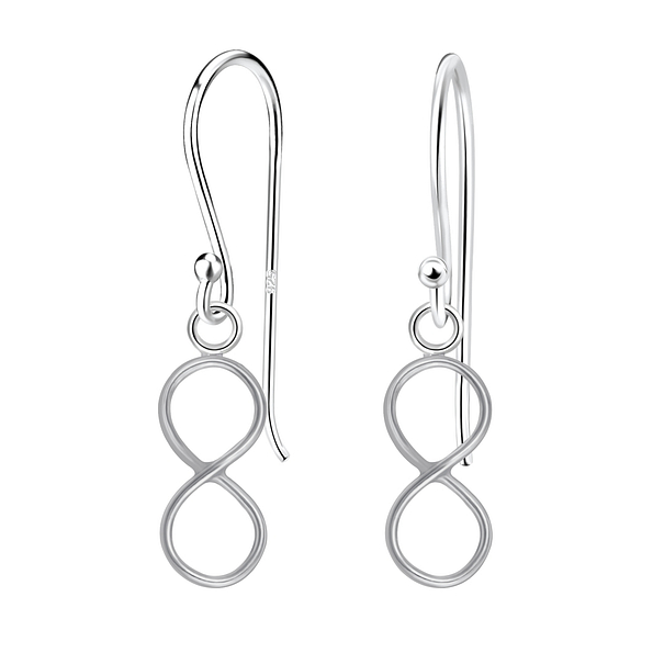 Wholesale Sterling Silver Infinity Earrings - JD3901