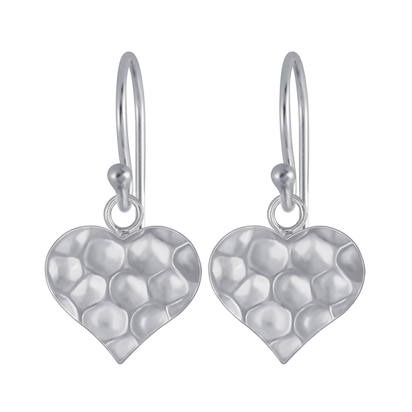 Wholesale Sterling Silver Heart Earrings - JD4404