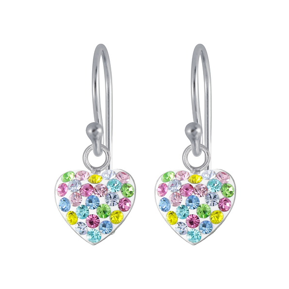 Wholesale Sterling Silver Heart Earring - JD3829