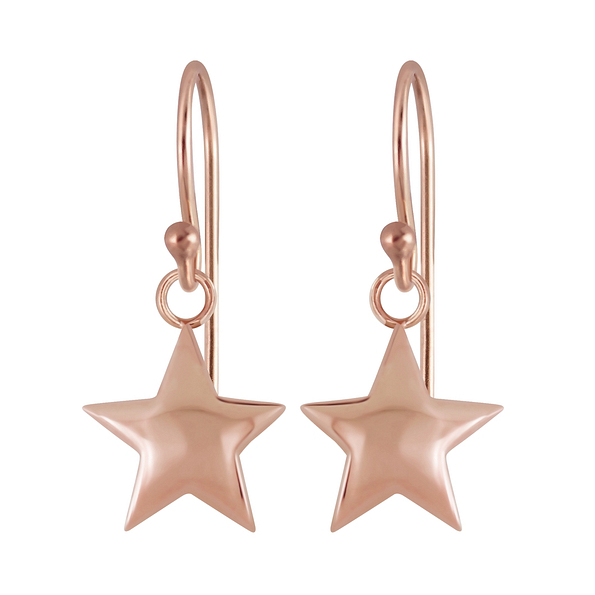 Wholesale Sterling Silver Star Earrings - JD5092