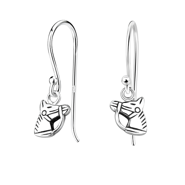 Wholesale Sterling Silver Horse Head Earrings - JD4464