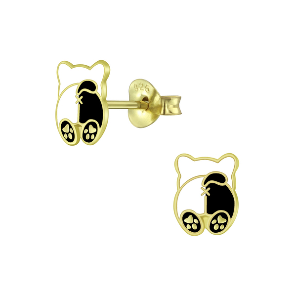 Wholesale Sterling Silver Dog Ear Studs - JD5904