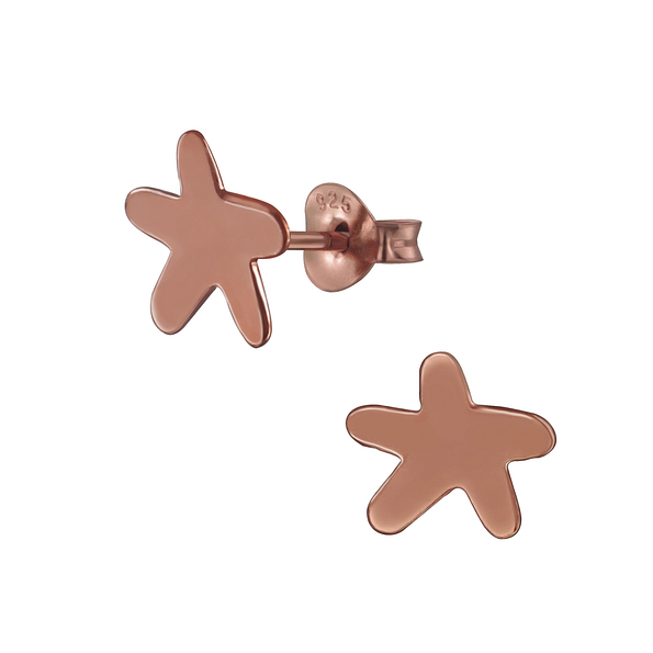 Wholesale Sterling Silver Star Ear Studs - JD2687