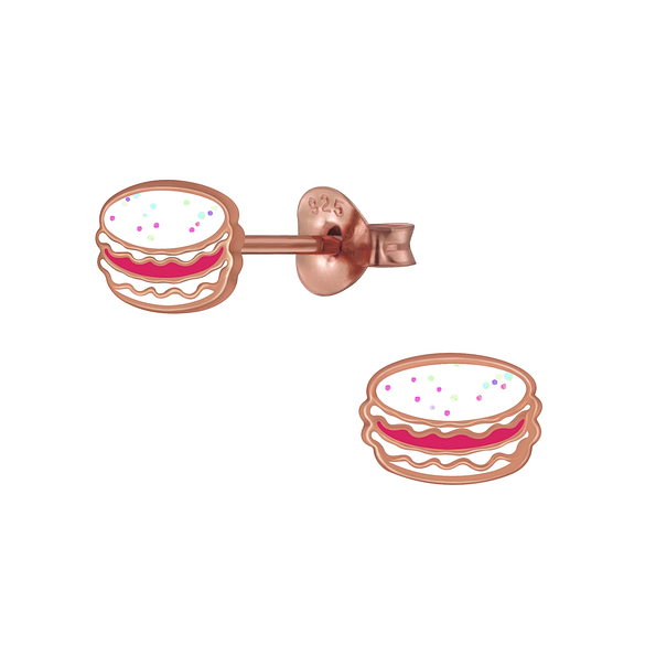 Wholesale Sterling Silver Macaron Ear Studs - JD3850