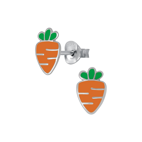 Wholesale Sterling Silver Carrot Ear Studs - JD4252