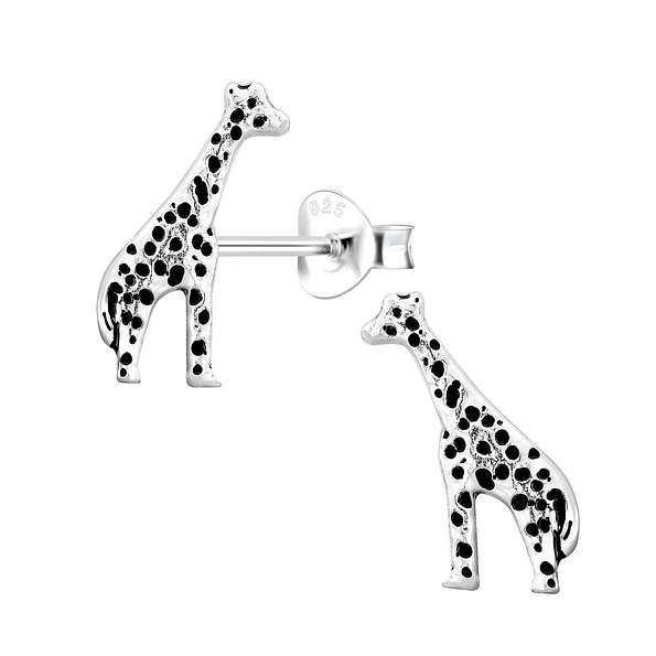 Wholesale Sterling Silver Giraffe Ear Studs - JD4247