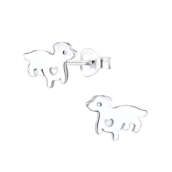 Wholesale Sterling Silver Dog Ear Studs - JD5054