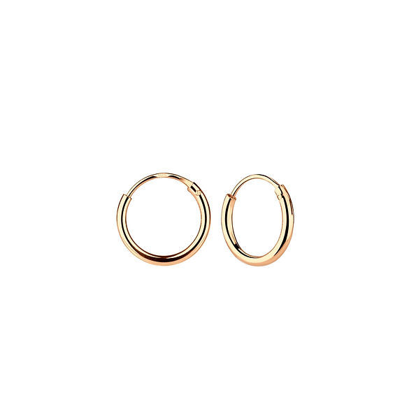 Wholesale 10mm Sterling Silver Ear Hoops - JD4857 Wholesale 10mm Sterling Silver Ear Hoops - JD4857